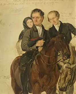 Scottish Heritage Art Prints: Study for 'Covenanters Preaching', c1830. Creator: George Harvey