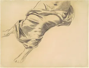John Singer Sargent Study of a Draped Figure, 1920-1925 Print