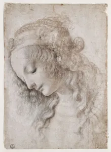 Female Portrait Study Prints: Study Of Female Face