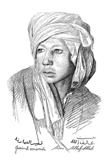 Jean Leon Gerome Artwork Prints: A Study, by JL Gerome, 1899