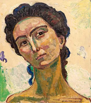 Swiss Fine Art Images Prints: Study for View Into Infinity, 1915-1918. Creator: Hodler, Ferdinand (1853-1918)