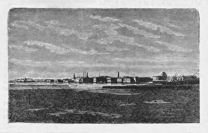 Egyptian Geography Feature Prints: Suez, c1882