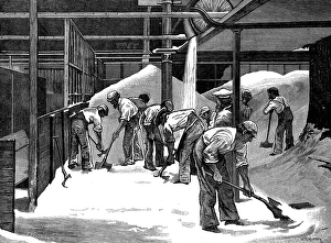 British Industrial Heritage Images Prints: Sugar-making at the Counterslip Refinery, Bristol, 1873. Creator: F Wentworth
