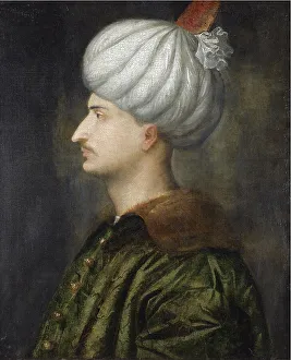 Sultan Suleiman I the Magnificent. Artist: Titian, (School) Sultan Suleiman I the Magnificent. Artist: Titian, (School)