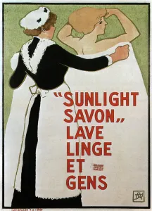 Sunlight Savon, 1910. Artist: Rassenfosse, Armand (1862-1934) Sunlight Savon, 1910. Artist: Rassenfosse, Armand (1862-1934)