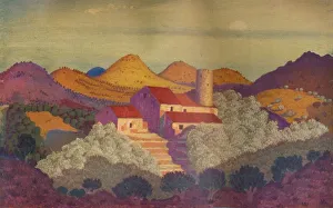 Sunset near Colliure, c20th century. Artist: Derwent Lees Sunset near Colliure, c20th century. Artist: Derwent Lees