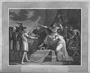 Historical Print Collection Prints: Surrender of Calais, 1838