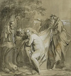 Heritage Art Netherlands Europe Prints: Susanna and the Elders. Creator: Jacob de Wit