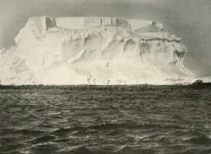 Ernest Shackleton Prints: A Tabular Berg of Typical Antarctic Form, c1908, (1909)