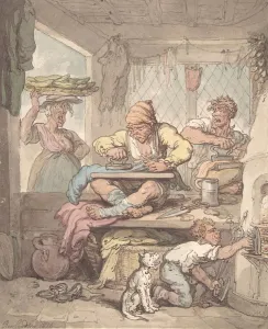 Rowlandson Thomas Artwork Prints: The Tailor, 1814. Creator: Unknown