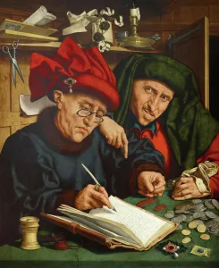 The Tax Collectors, 1520s. Artist: Massys, Quentin (1466?1530) The Tax Collectors, 1520s. Artist: Massys, Quentin (1466?1530)