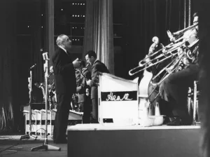 Ted Heath and His Music, Nat King Cole concert, Shepherd's Bush, London, 1963 Ted Heath and His Music, Nat King Cole concert, Shepherd's Bush, London, 1963