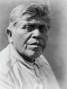 Vintage Native American Art Prints: A Tejon Serrano, c1924. Creator: Edward Sheriff Curtis
