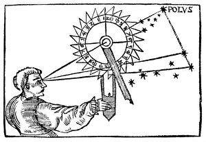 Telling time at night using a nocturnal, 1539 Telling time at night using a nocturnal, 1539