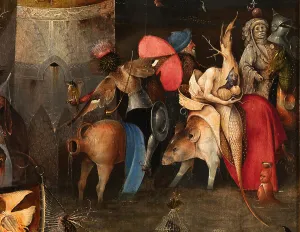 Christian Monk Images Prints: The Temptation of Saint Anthony (Triptych)