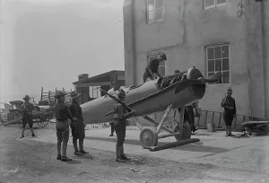 Vintage Air Transport Prints: Testing aeroplane, between c1915 and c1920. Creator: Bain News Service