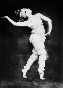 Russian Ballerina Thamar Karsarvina Print c1910-15