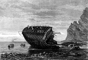Print of The last of the Megaera, 1871