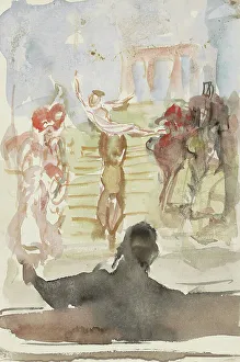 Theater Performance Print, 1875-1934: Dancers on Stage