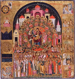 In Thee Rejoiceth All Creation. Artist: Kavertsas, Franghias (active 1615-1648) In Thee Rejoiceth All Creation. Artist: Kavertsas, Franghias (active 1615-1648)