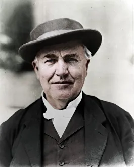 Thomas Alva Edison Image Prints: Thomas Edison, 1914