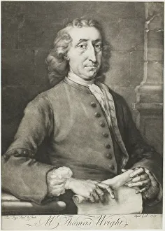 British Astronomer Prints: Thomas Wright, 1737. Creator: Thomas Frye