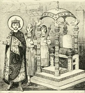 Cassells Illustrated Universal History Prints: Throne of the Byzantine Emperors, 1890. Creator: Unknown