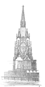 Throne - Exeter Cathedral, 1847. Creator: George Truefitt Throne - Exeter Cathedral, 1847. Creator: George Truefitt