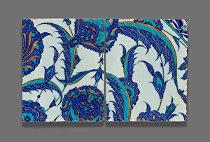 Ottoman Floral Tile Print, c. 1560