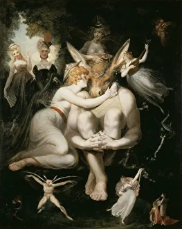 Titania caressing Bottom, with his donkeys head, 1793-1794 Titania caressing Bottom, with his donkeys head, 1793-1794