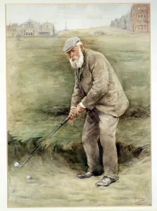 Prints of Tom Morris senior, British golfer, portrait, c1910 Related Prints: Tom Morris Senior Print, c1910