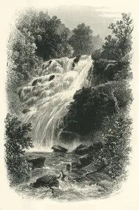 Torc Cascade, Killarney, c1870 Print