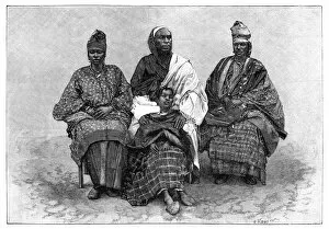 Mali Collection: Toucouleur Types, The Interpreter Alpha Sega and His Sisters, late 19th century