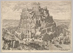 The Tower of Babel Print after Pieter Bruegel the Elder
