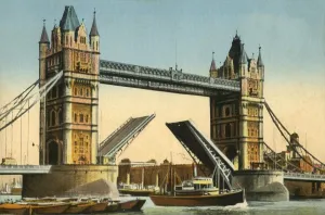 Victorian Era Bridges UK Prints: Tower Bridge, London, c1910. Creator: Unknown