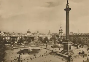 Trafalgar Square. Where The Kings Falcons Were Once Kept Along With The Royal Horses Trafalgar Square. Where The Kings Falcons Were Once Kept Along With The Royal Horses