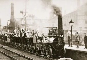 Black And White Railway Images Prints: Train Number One, July 1925
