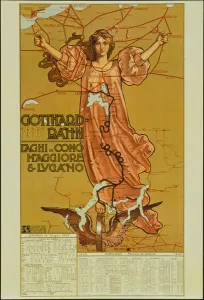 Train schedule of the Gotthard-Railway for the year 1902, 1902 Train schedule of the Gotthard-Railway for the year 1902, 1902