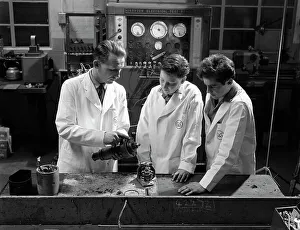 Auto Electrical Apprentices, Nottingham, 1961 Print