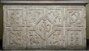 8th Century Art Prints: Transenna, between 8th and 9th century. Creator: Unknown