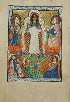 New Testament Bible Scenes Prints: The Transfiguration, about 1480-1490. Creator: Unknown
