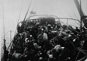Transporting Workers to the Mines, 1890 Print