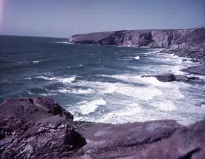 Cornish Coastline Prints: Trebarwith Strand, Cornwall, c1955. Creator: Arthur Charles Kirby Ware
