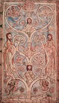 Christian Heritage Art Prints: The Tree of Jesse, 1121-1161. Creator: Unknown