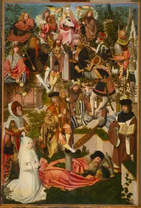 The Tree of Jesse, c. 1495. Artist: Geertgen tot Sint, Jans (ca. 1460-ca. 1490) The Tree of Jesse, c. 1495. Artist: Geertgen tot Sint, Jans (ca. 1460-ca. 1490)