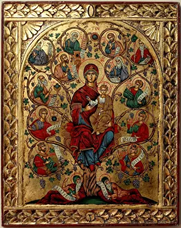 The Tree of Jesse (The Holy Tree). Artist: Anonymous The Tree of Jesse (The Holy Tree). Artist: Anonymous