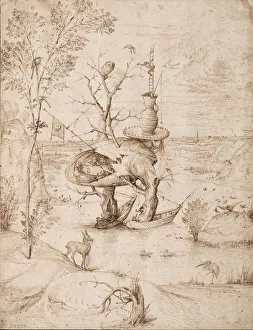 Heritage Images Print of The Tree Man, c. 1505