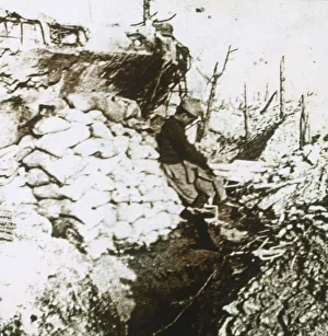 Trench Life During WW1 Prints: Trenches, c1914-c1918