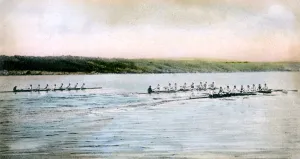 A Trial Spin of the Cornell Crews on Cayuga Lake, 1906 A Trial Spin of the Cornell Crews on Cayuga Lake, 1906