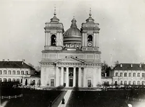 The Trinity Cathedral of the Saint Alexander Nevsky Lavra in Saint Petersburg, 1910s The Trinity Cathedral of the Saint Alexander Nevsky Lavra in Saint Petersburg, 1910s